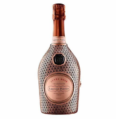Laurent Perrier Rose NV Champagne Metal Robe Limited Edition 75cl - Award-Winning